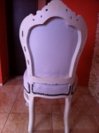 SYDNEY- Štýlová biela stolička s bielou kožou