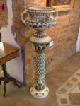 Starožitná švédska váza majolika z r. 1880 - Rörstrand