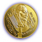 Predám zlatú mincu Mojmír II v hodnote 5000.-sk