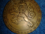 starodávnu mincu Z roku 1923 Z názvom ČTYŘDÍLNEPONTONY