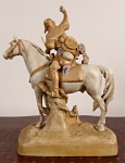 Royal Dux. Secesní porcelánová socha z roku 1913