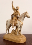 Royal Dux. Secesní porcelánová socha z roku 1913