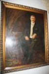 Obraz šlechtice, signováno, 182 x 146cm, dřevěný rám