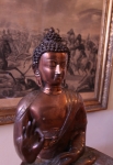 Velký měděný Buddha. Těžký