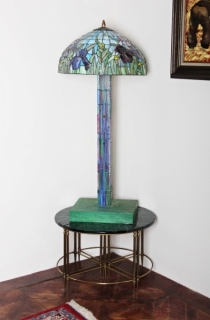 Velká stojací lampa Tiffany