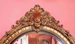 Dřevěné zrcadlo Ludvík XV. Zlacené