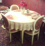 Ľudovít XIV - skrina, stol, stoličky