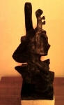 Predám bronzovú sochu Otto Gutfreund - Čelista
